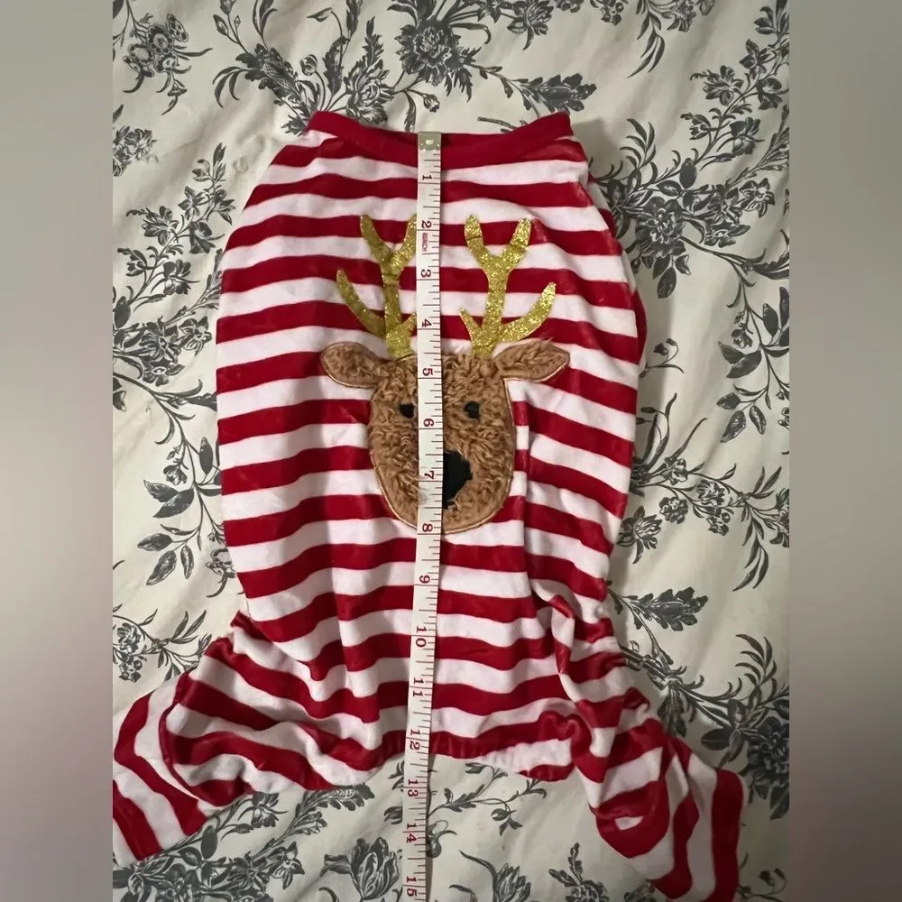 Dog reindeer pajamas